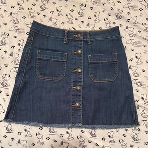 Free Heart Women's Navy and Blue Skirt